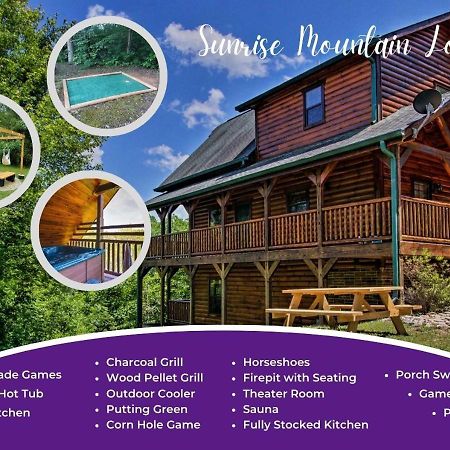 Fabulous Pet-Friendly, Family Cabin With Outdoor Kitchen, Hot Tub, Sauna, Fireplace, Theater Room, Arcade, Pool Table, And Fire Pit Within Minuties Of Dollywood Sevierville Extérieur photo
